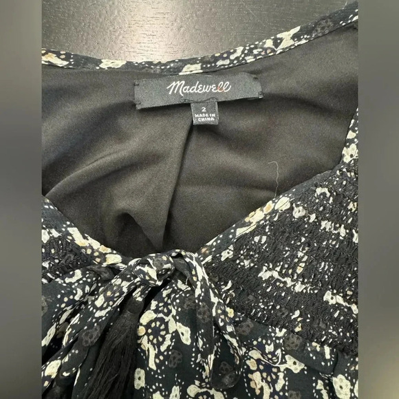 Madewell The Woodland Boho Elastic Worat Lini & Sees Size 2 - Picture 7 of 16